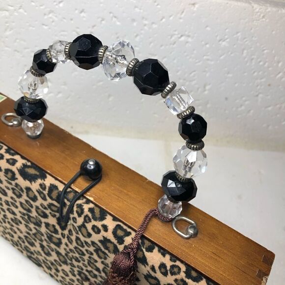 La Montana Cuban cheetah print cigar Box Purse - Picture 12 of 13